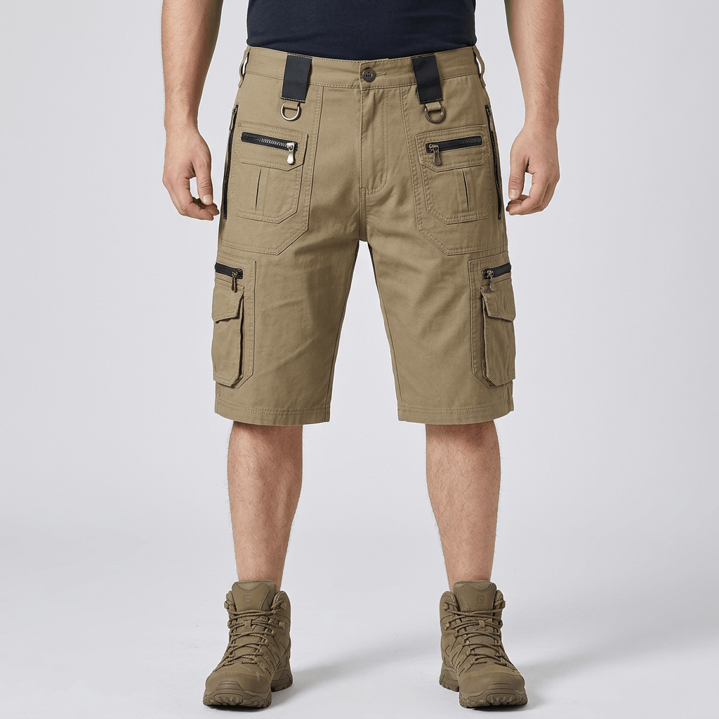 Bluzeo | Structured fit tactical cargo shorts