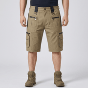 Bluzeo | Structured fit tactical cargo shorts