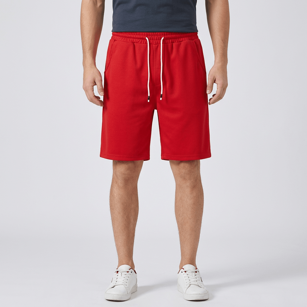 Bluzeo | Lightweight polyester shorts with elastic waist and side pockets