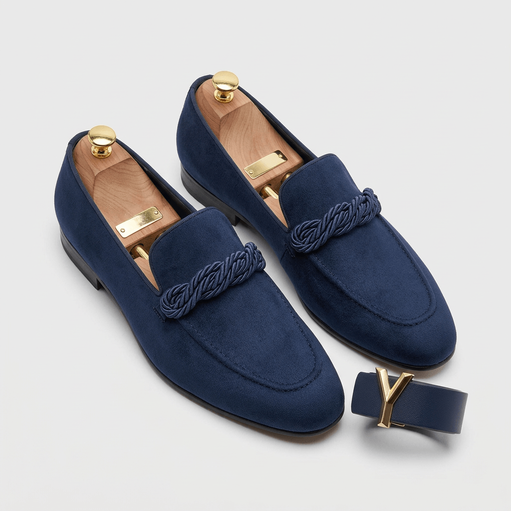 Bluzeo | Vegan suede loafers