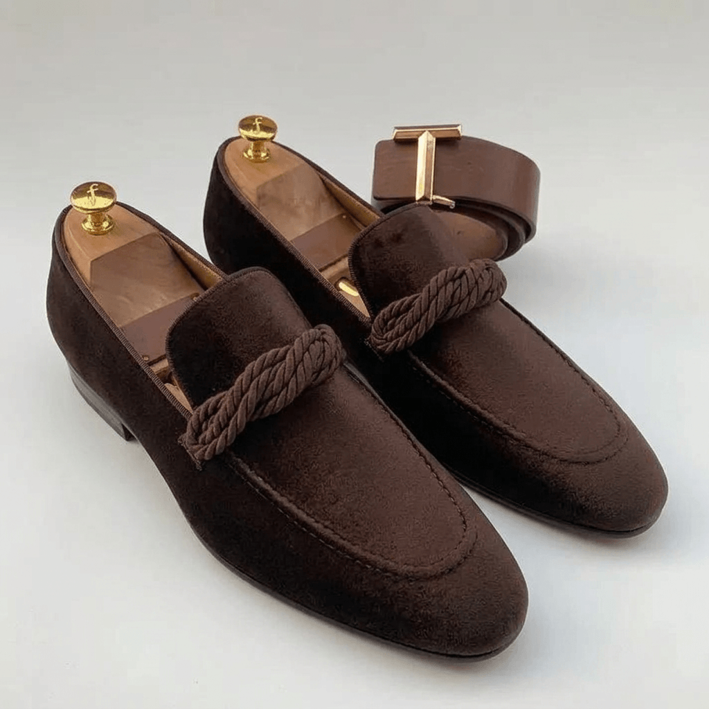 Bluzeo | Vegan suede loafers