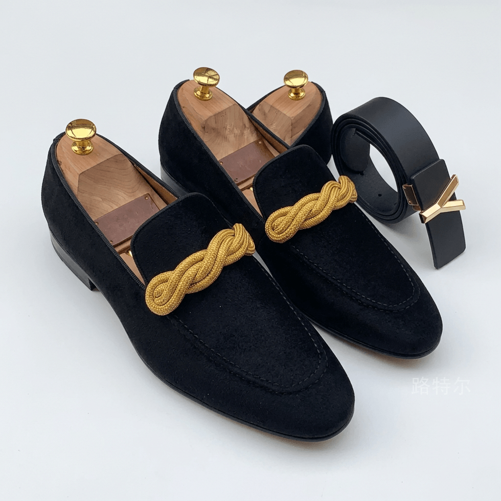 Bluzeo | Vegan suede loafers