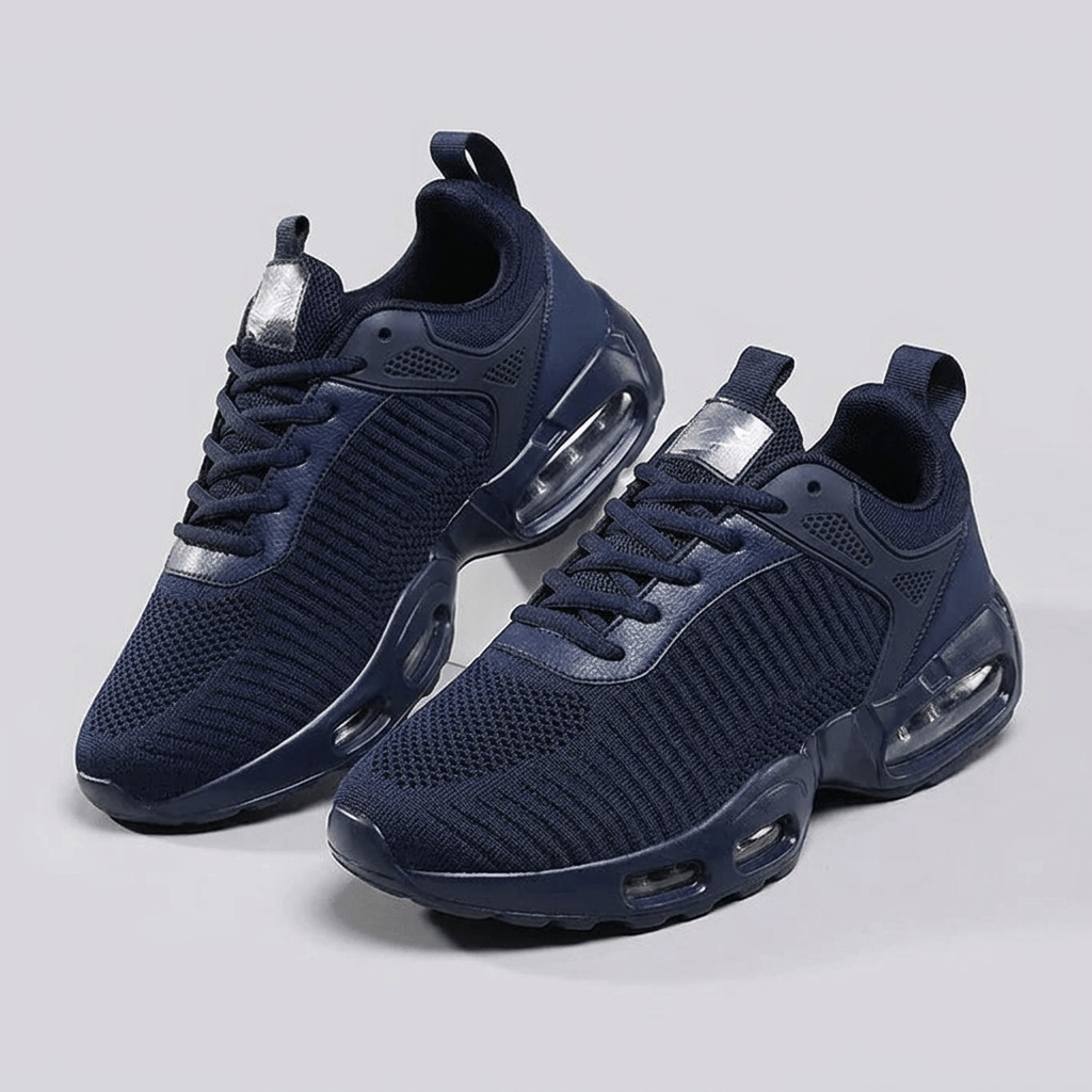 Bluzeo | Mesh athletic sneakers with rubber sole