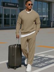 Men's Soft Polyester Cotton 2-Piece Sweatsuit