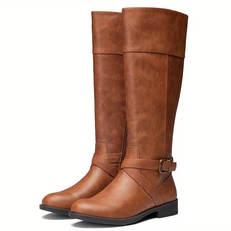 Women's Tall Riding Boots Adjustable Strap