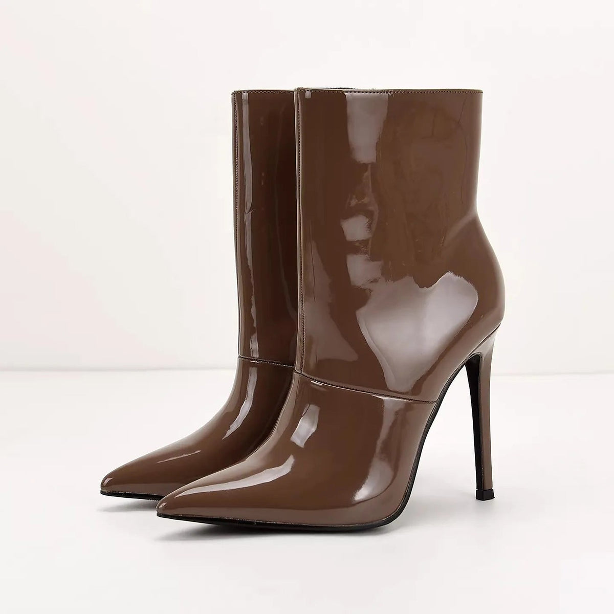 Women's Stiletto Heel Side Zip Booties