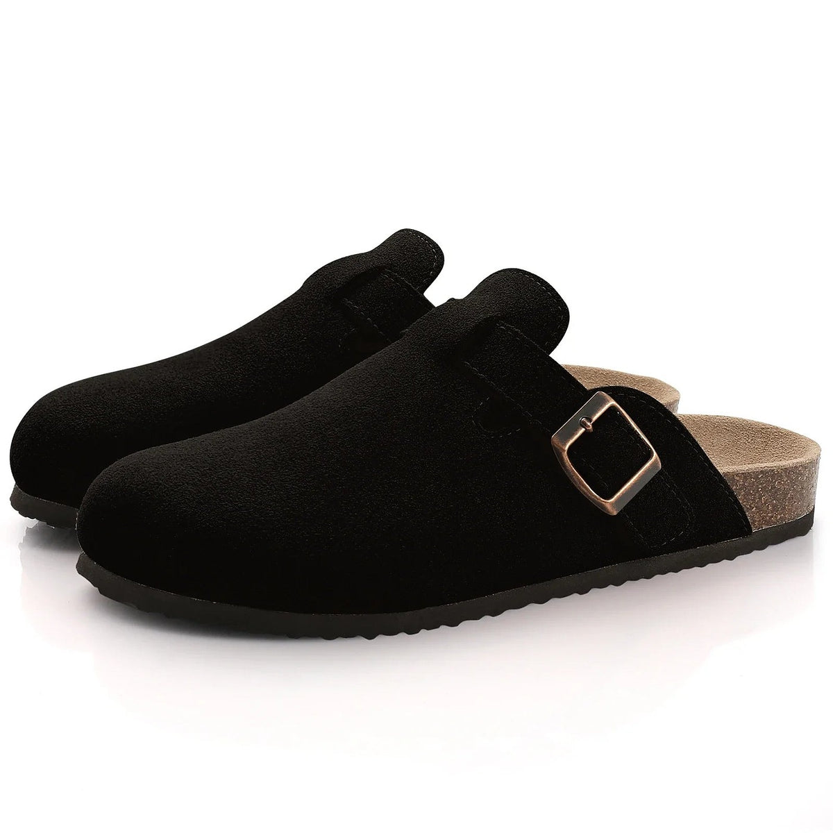 Women's Buckle Slide Clogs Arch Support