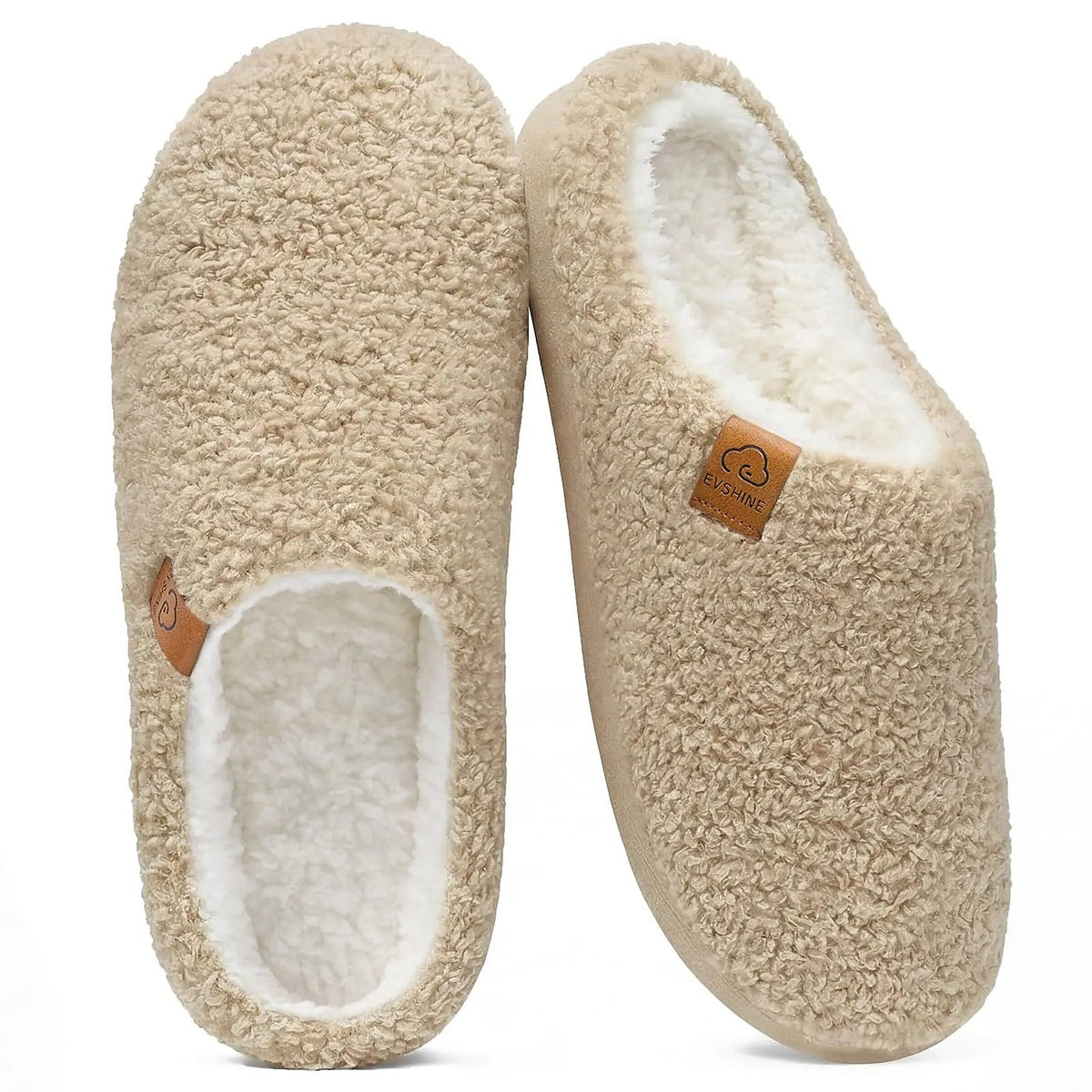 Women's Fuzzy Memory Foam House Slippers