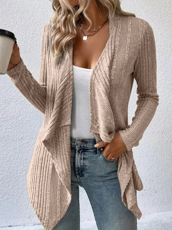 Women's Loose Knit Open Cardigan Sweater