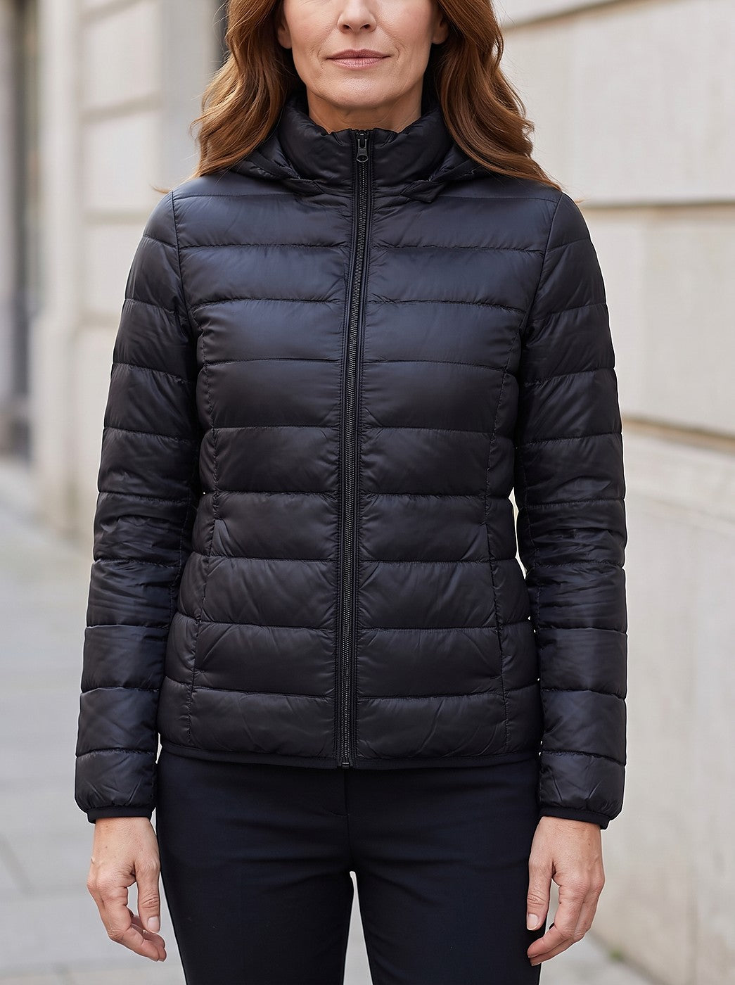 Women's Packable Hooded Puffer Jacket