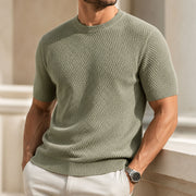 Men's Textured Knit T-Shirt