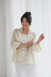 Women's Open Knit Bridal Shrug