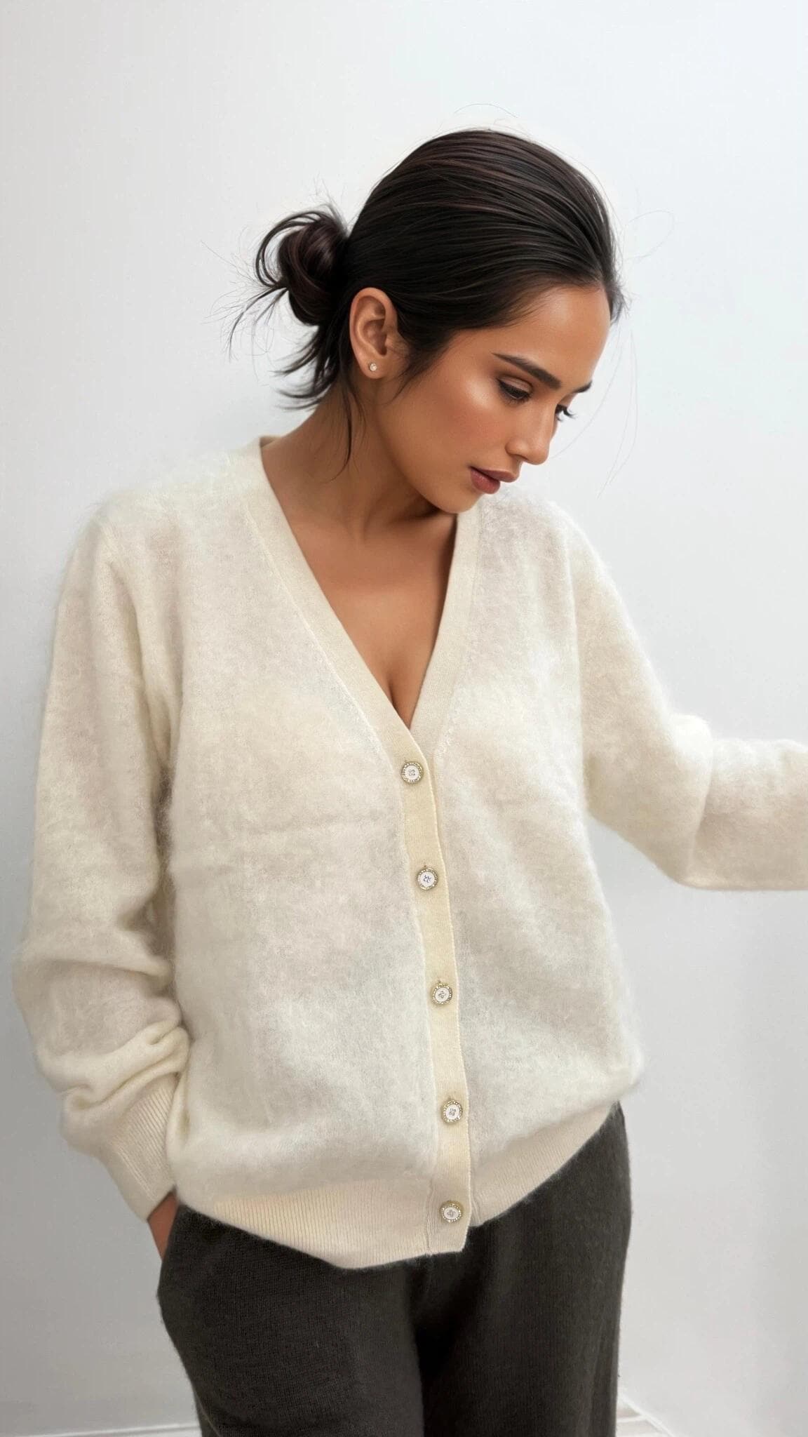 Women's Soft Brushed Knit Cardigan