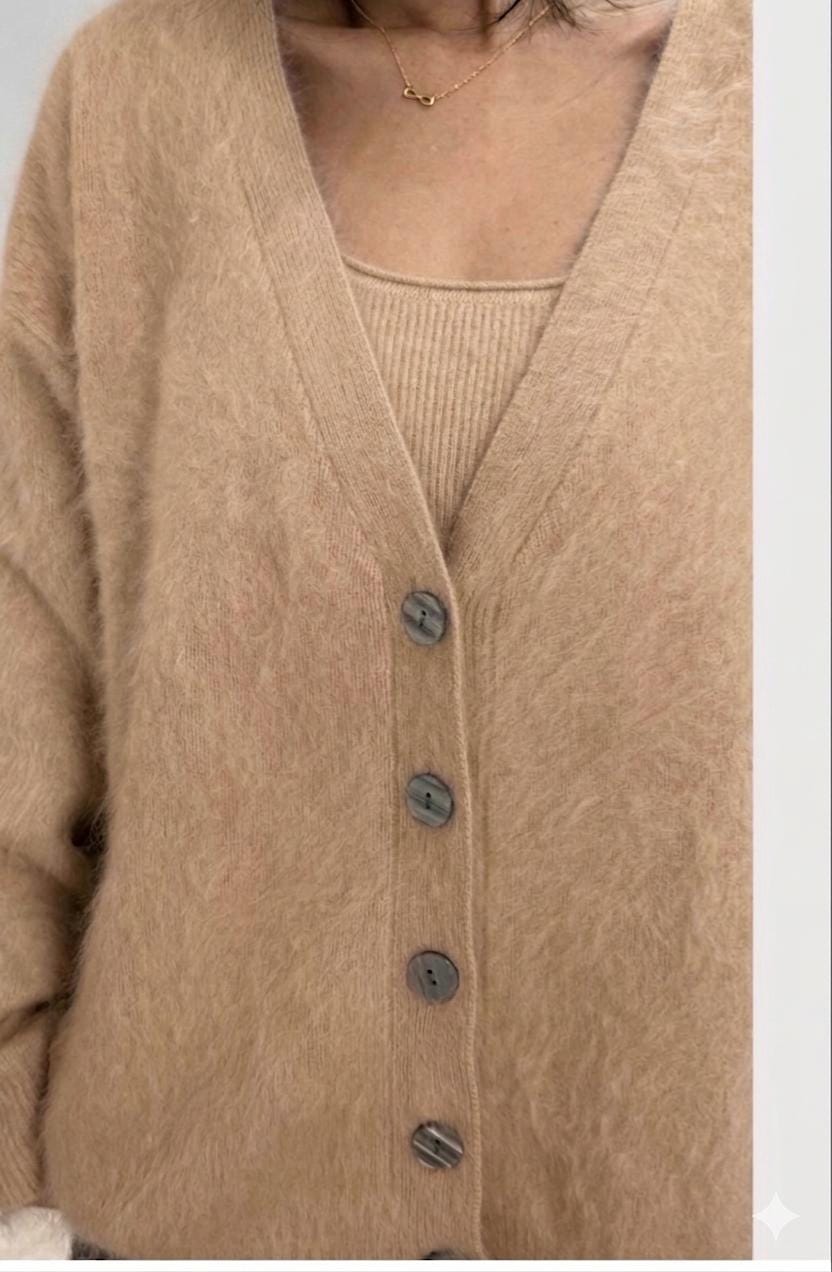 Women's Soft Brushed Knit Cardigan