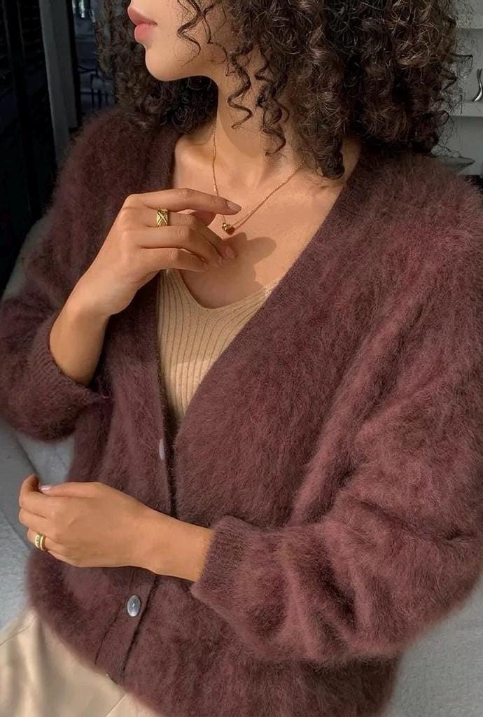 Women's Soft Brushed Knit Cardigan