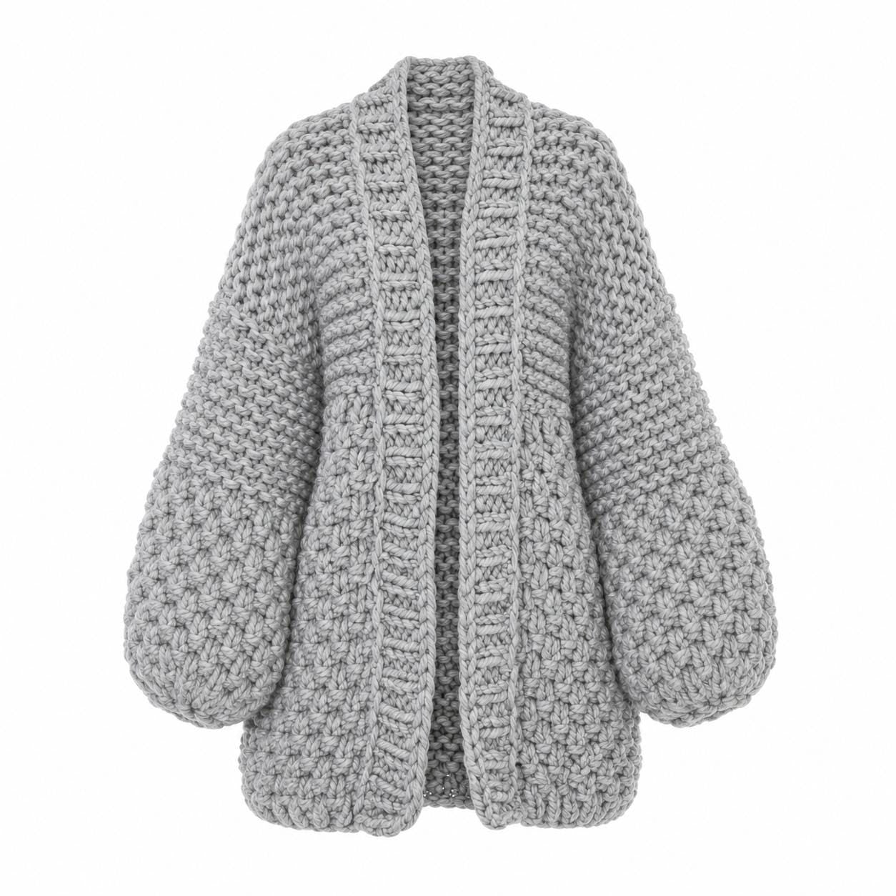 Women's Oversized Chunky Knit Cardigan