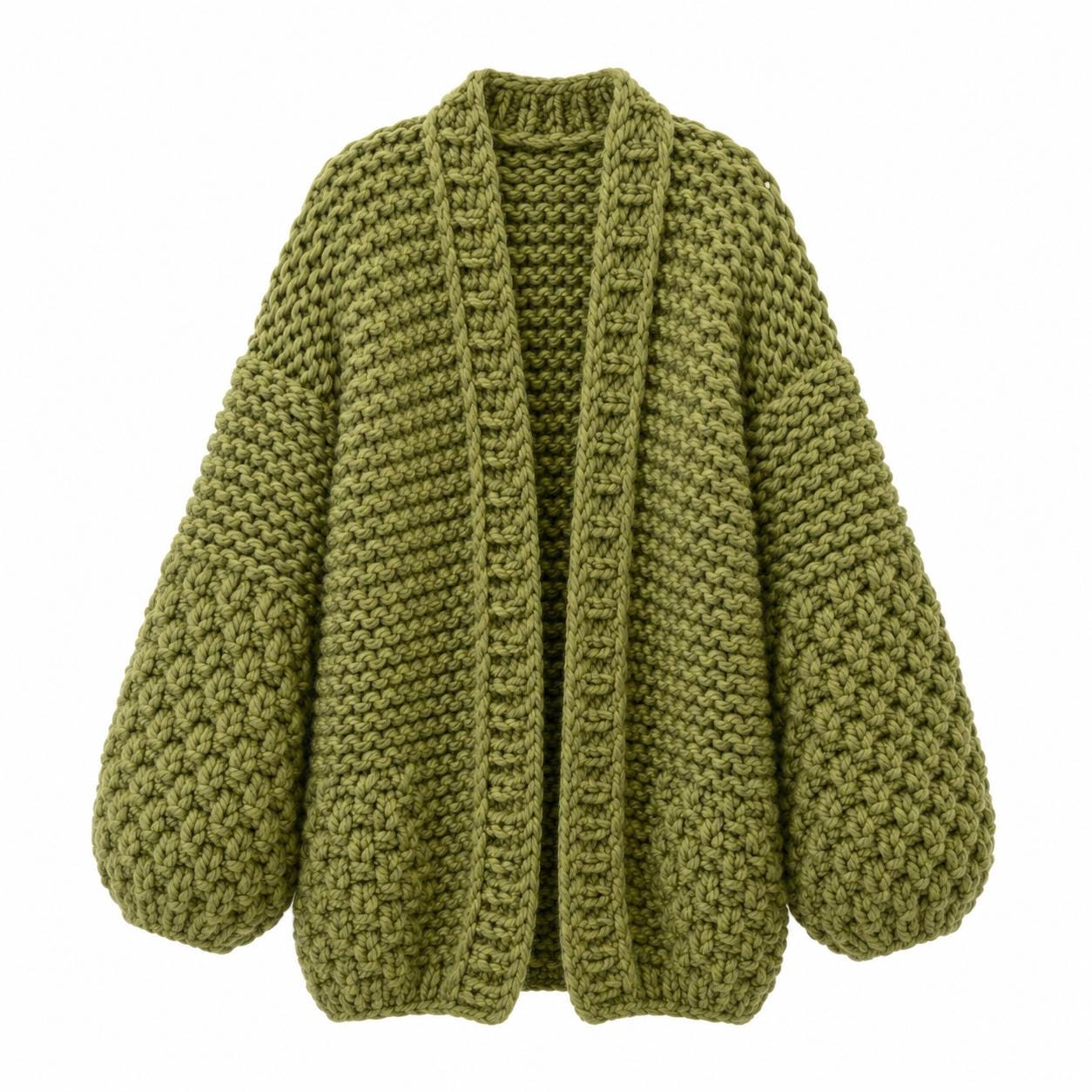 Women's Oversized Chunky Knit Cardigan