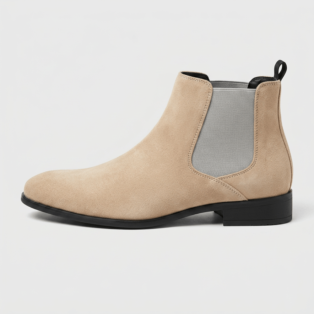 Bluzeo | Faux suede Chelsea boots