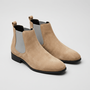 Bluzeo | Faux suede Chelsea boots