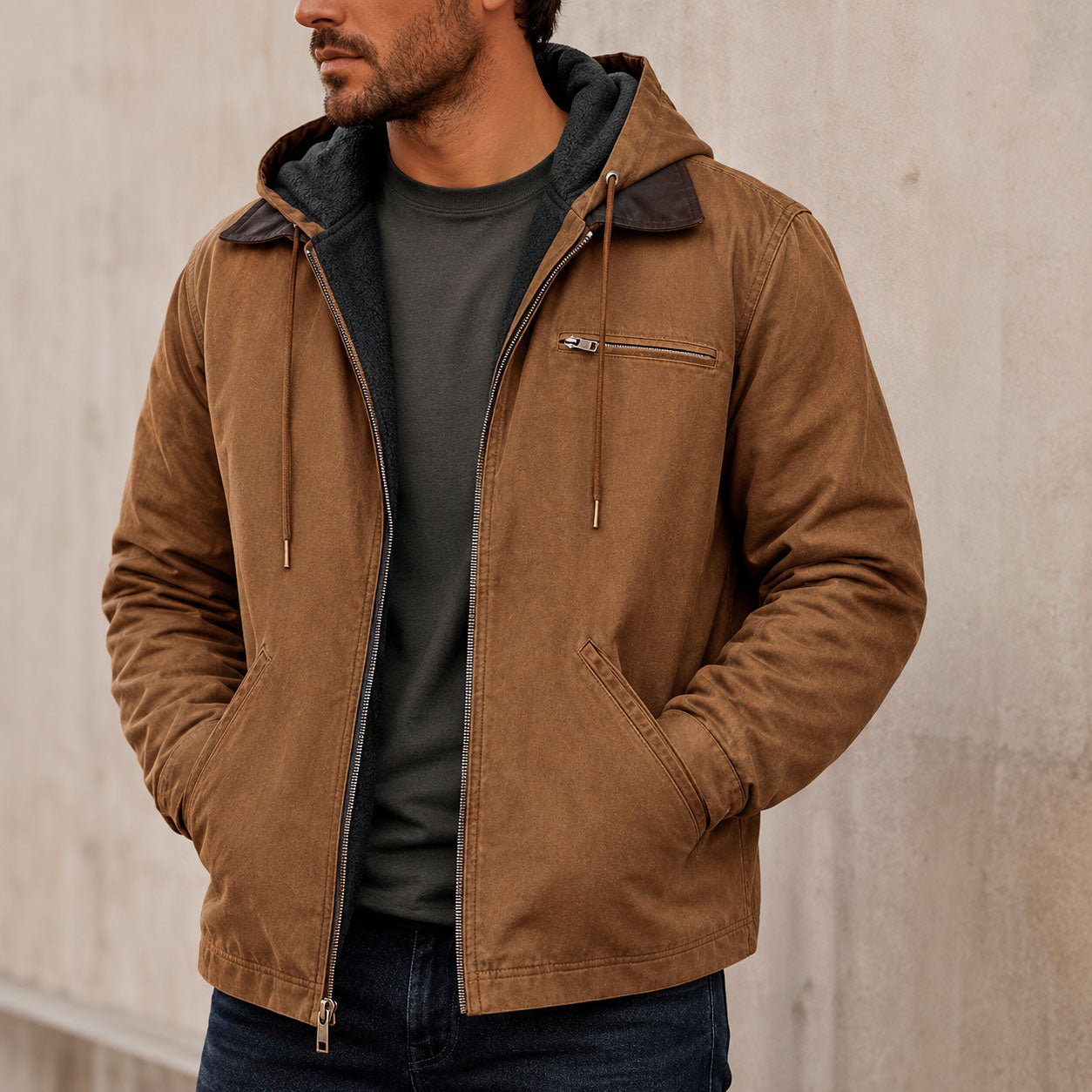 Men's Modern Waterproof Outdoor Jacket