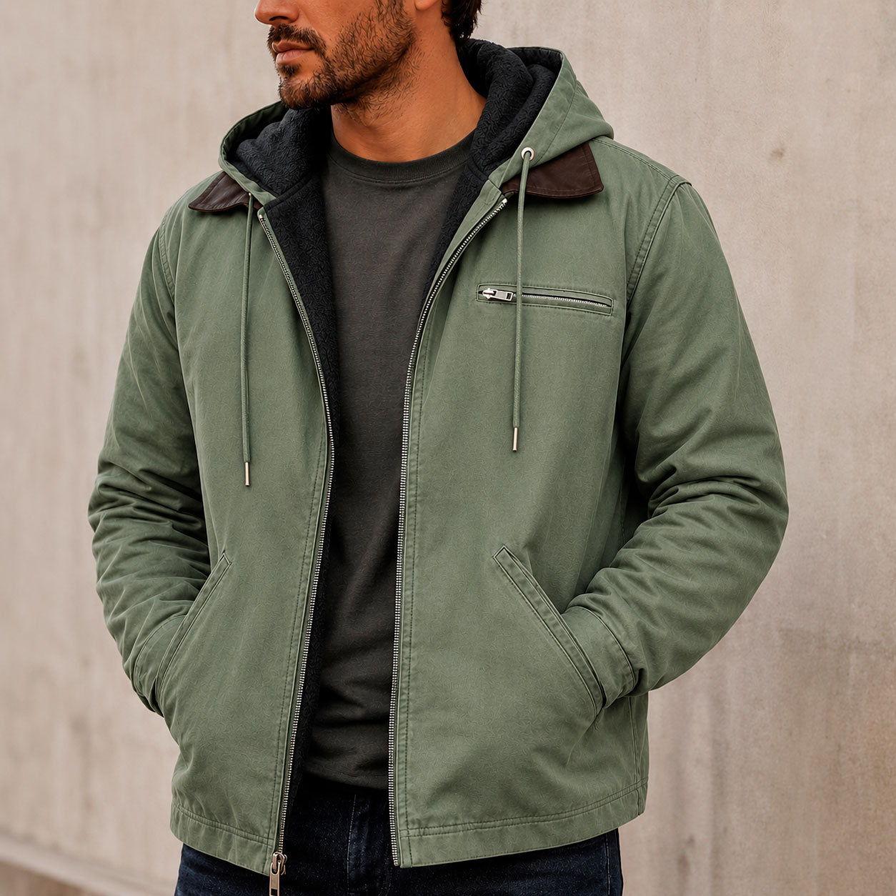 Men's Modern Waterproof Outdoor Jacket