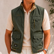 Men's Functional Utility Vest with Multiple Pockets