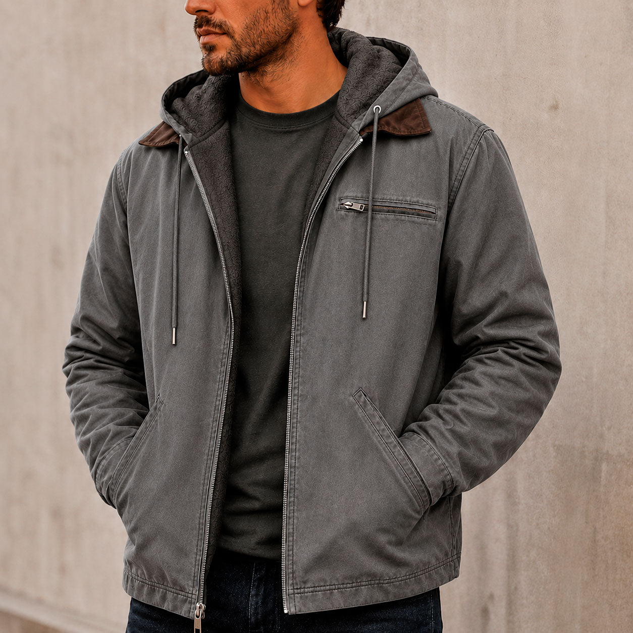 Men's Modern Waterproof Outdoor Jacket